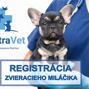 Predregistrujte si vaše zvieratko a získajte zľavu